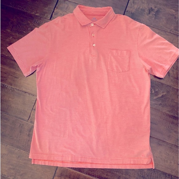 Peter Millar Other - Peter Millar Light Red Thin Striped Polo Shirt - Size Medium 💢